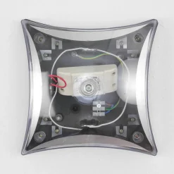 Harms Import LED Wandlampe außen Schwarz Modern B: 20 cm< Led Außenleuchten|Außenwandleuchten