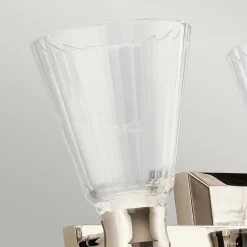 Led Lampen|Wandleuchten*Elstead LED Wandlampe Bad IP44 60,8 cm lang Metall Glas 3000 K