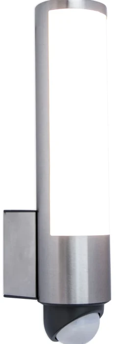 Eco-Light LED Wandlampe Bewegungssensor Edelstahl H:34,5 cm 16 W< Led Außenleuchten|Moderne Außenleuchten