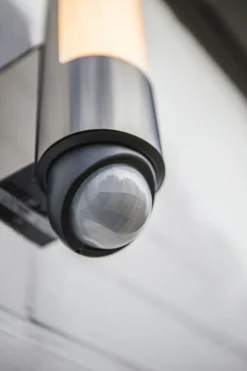 Eco-Light LED Wandlampe Bewegungssensor Edelstahl H:34,5 cm 16 W< Led Außenleuchten|Moderne Außenleuchten