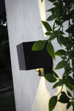Eco-Light LED Wandlampe Bewegungssensor Anthrazit Up Down IP54< Metall Lampen|Led Außenleuchten