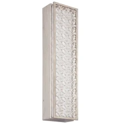 Elstead LED Wandlampe BIRO Silber Weiß eckig Leuchte Flur< Led Lampen|Wandleuchten