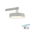 Just Light LED Wandlampe Dimmer Touch Schalter IP44 2700 K Greige< Wandleuchten|Flurlampen