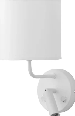 Led Lampen|Wandleuchten*TK Lighting LED Wandlampe Leselicht Weiß Bett Lampe PASA E27