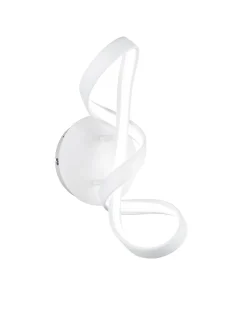 Flurlampen|Wohnzimmerlampen*Trio Reality LED Wandlampe Metall dimmbar H:40 cm 18 W 2400 lm Weiß