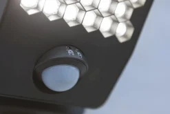 Metall Lampen|Led Außenleuchten*Eco-Light LED Wandlampe mit Bewegungsmelder 4000 K IP54 flexibel