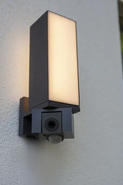 Metall Lampen|Led Außenleuchten*Eco-Light LED Wandlampe mit Bewegungsmelder IP54 1000 lm dimmbar