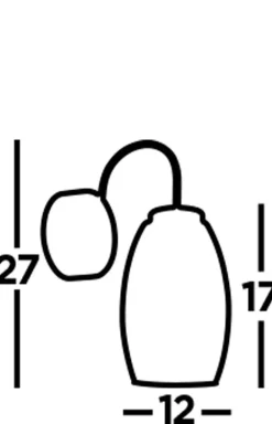 Searchlight LED Wandlampe mit Schalter Rauchglas 3000 K 202 lm< Led Lampen|Wandleuchten