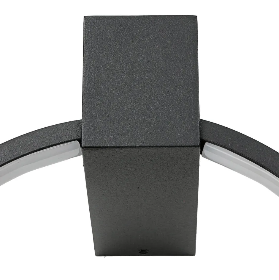 Nowodvorski LED Wandlampe Schwarz Aluminium 3000 K 190 lm Ø 18 cm< Led Lampen|Wandleuchten