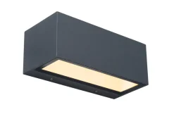 Metall Lampen|Led Außenleuchten*Eco-Light LED Wandlampe Up Down Aluminium Anthrazit 3000 K IP54