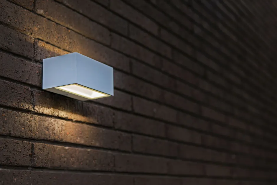 Metall Lampen|Led Außenleuchten*Eco-Light LED Wandlampe Up Down Weiß B:14 cm IP54 4000 K 10 W