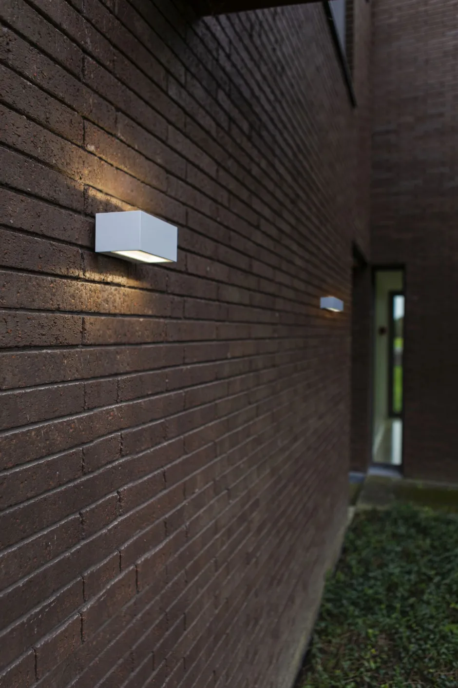 Metall Lampen|Led Außenleuchten*Eco-Light LED Wandlampe Up Down Weiß B:14 cm IP54 4000 K 10 W