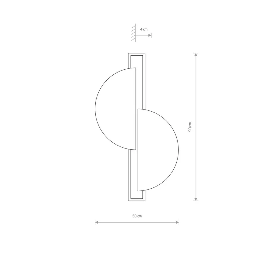 Nowodvorski LED Wandleuchte 3000 K 340 lm Schwarz Holz indirekt dekorativ< Led Lampen|Wandleuchten