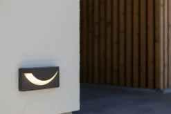 Außenwandleuchten|Led Außenleuchten*Eco-Light LED Wandleuchte Aluminium IP54 B:23,1 cm 3000 K 450 lm