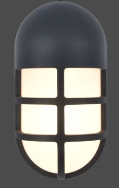 Metall Lampen|Feuchtraumleuchten*Eco-Light LED Wandleuchte Anthrazit Aluminium H:19,3 cm IP54 14 W