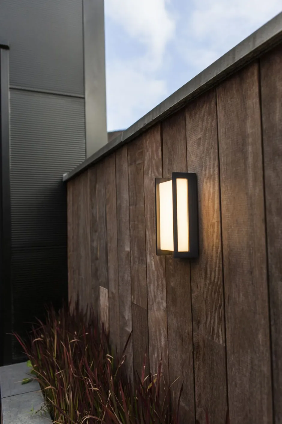 Eco-Light LED Wandleuchte Anthrazit IP54 blendarm BRENSOM< Moderne Lampen|Led Außenleuchten