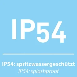 Paul Neuhaus LED Wandleuchte außen Aluminium Anthrazit IP54 B:22 cm< Badezimmer Lampe|Feuchtraumleuchten