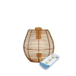 Metall Lampen|Feuchtraumleuchten*Newgarden LED Wandleuchte außen kabellos Akku IP54 Rattan