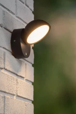 Außenwandleuchten|Led Außenleuchten* LED Wandleuchte Außen mit Bewegungsmelder Metall 3000 K