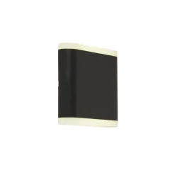 Searchlight LED Wandleuchte außen Up Down IP44 Schwarz 4000 K H: 11 cm< Metall Lampen|Led Außenleuchten