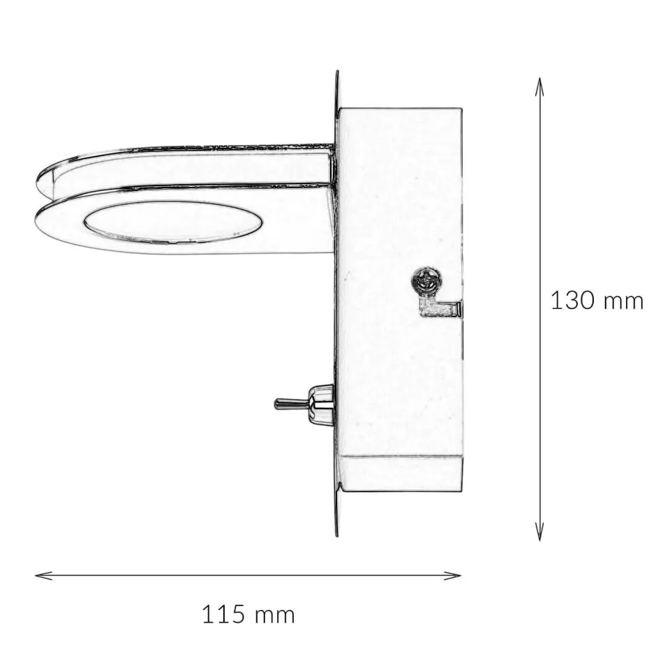 Led Lampen|Wandleuchten*Rabalux LED Wandleuchte Badezimmer 4000 K neutralweiß Chrom