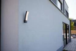 Eco-Light LED Wandleuchte Bewegungsmelder Aluminium 4000 K IP54< Metall Lampen|Led Außenleuchten