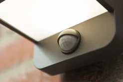 Metall Lampen|Led Außenleuchten*Eco-Light LED Wandleuchte Bewegungsmelder IP54 4000 K Aluminium