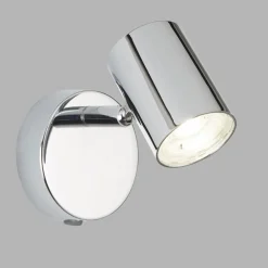 Searchlight LED Wandleuchte Chrom 3000 K 359 lm Metall verstellbar< Wohnzimmerlampen|Glaslampen