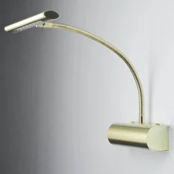 Trio Reality LED Wandleuchte CURTIS in Messing matt< Led Lampen|Wandleuchten