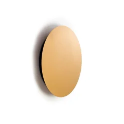 Nowodvorski LED Wandleuchte Gold matt Ø 25 cm in 3000 K rund Metall< Led Lampen|Wandleuchten