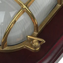 Laura Suardi LED Wandleuchte Holz Messing 3000K Maritim Flur< Glaslampen|Metall Lampen