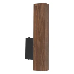 Led Lampen|Wandleuchten*TK Lighting LED Wandleuchte Holz Metall 3000 K H: 31 cm indirektes Licht