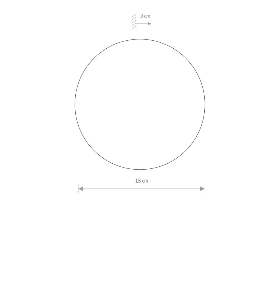 Nowodvorski LED Wandleuchte Kupfer Ø 15 cm rund 3000 K 60 lm indirekt< Led Lampen|Wandleuchten