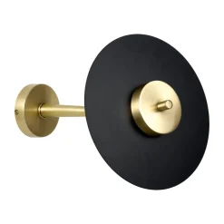 Led Lampen|Wandleuchten*Giovanni Battista LED Wandleuchte Messing Eisen Ø 23 cm 2700 K Premium