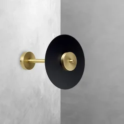 Led Lampen|Wandleuchten*Giovanni Battista LED Wandleuchte Messing Eisen Ø 23 cm 2700 K Premium