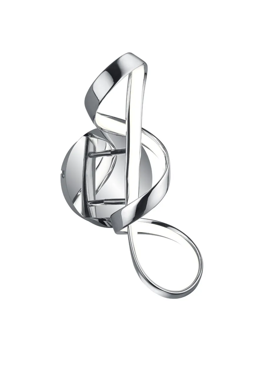 Trio Reality LED Wandleuchte Metall elegant H:40 cm 2400 lm dimmbar< Flurlampen|Wohnzimmerlampen