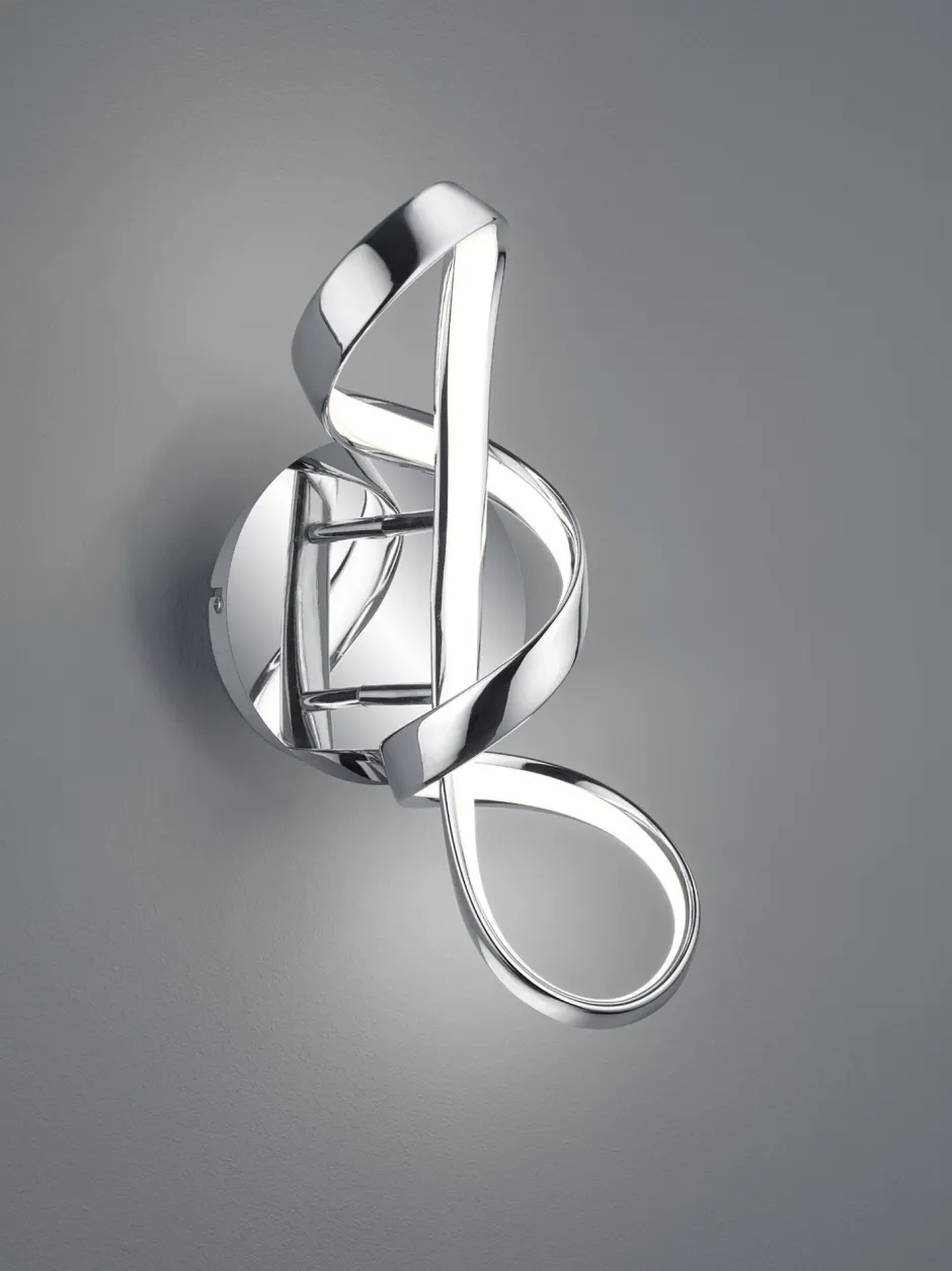 Trio Reality LED Wandleuchte Metall elegant H:40 cm 2400 lm dimmbar< Flurlampen|Wohnzimmerlampen