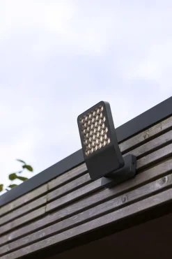 Metall Lampen|Led Außenleuchten*Eco-Light LED Wandleuchte Outdoor Anthrazit 4000 K IP54 beweglich