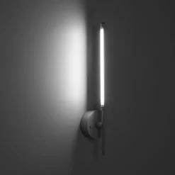 Led Lampen|Wandleuchten*TK Lighting LED Wandleuchte Schalter drehbar 46,5 cm Metall Weiß 4000 K