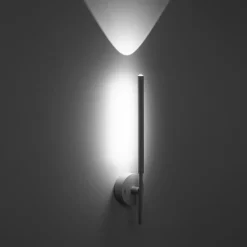 Led Lampen|Wandleuchten*TK Lighting LED Wandleuchte Schalter drehbar 46,5 cm Metall Weiß 4000 K