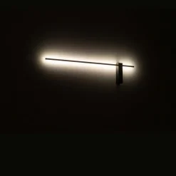 Wohnzimmerlampen|Metall Lampen*Nowodvorski LED Wandleuchte Schwarz B: 80 cm 3000 K 380 lm Modern