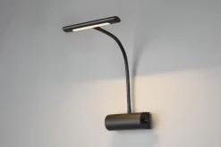 Trio Reality LED Wandleuchte Schwarz Dimmer Metall 430 lm H:35 cm< Flurlampen|Wohnzimmerlampen