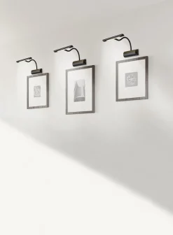 Trio Reality LED Wandleuchte Schwarz Dimmer Metall 430 lm H:35 cm< Flurlampen|Wohnzimmerlampen