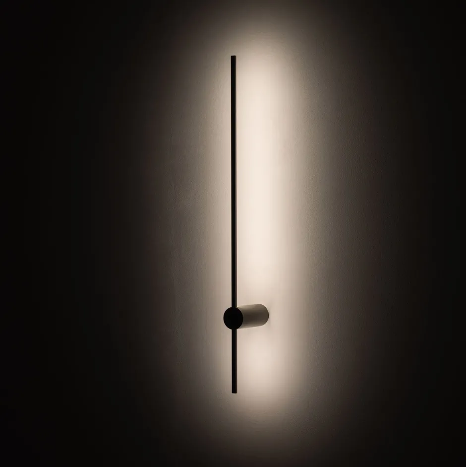 Nowodvorski LED Wandleuchte Seidenolive 410 lm H:80 cm indirekt< Flurlampen|Wohnzimmerlampen