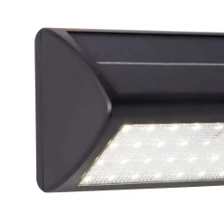 Metall Lampen|Solarleuchten*Searchlight LED Wandleuchte Solar Schwarz 5 W IP44 Bewegungsmelder