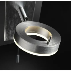 Wandleuchten|Flurlampen*Paul Neuhaus LED Wandstrahler Zugschalter IP44 flexibel in Aluminium