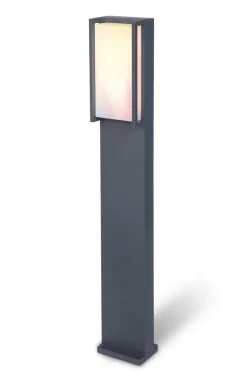 Metall Lampen|Wegeleuchten*Eco-Light LED Wegeleuchte Aluminium RGB IP54 16 W 75 cm dimmbar