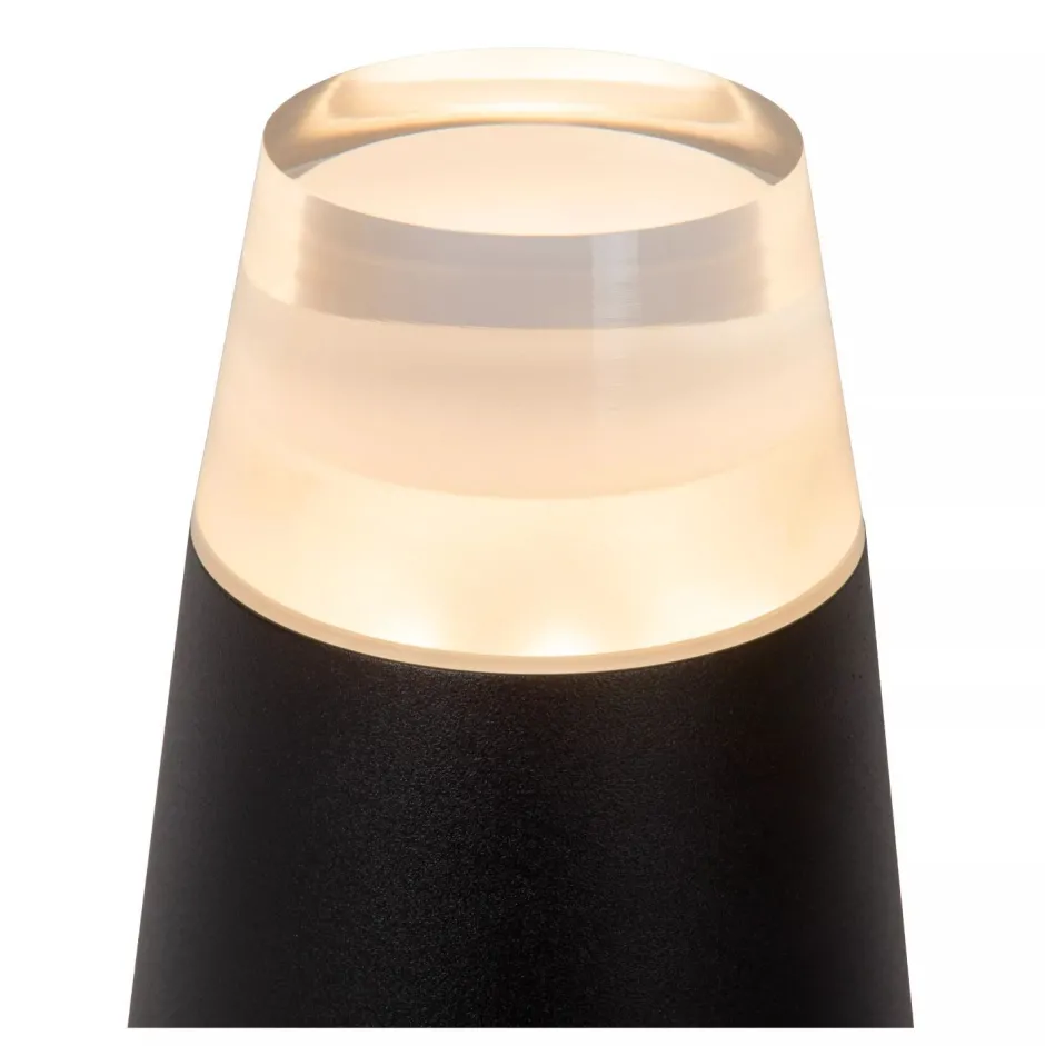 Wegeleuchten|Led Außenleuchten* LED Wegeleuchte Aluminium Schwarz IP54 28 cm 2700 K