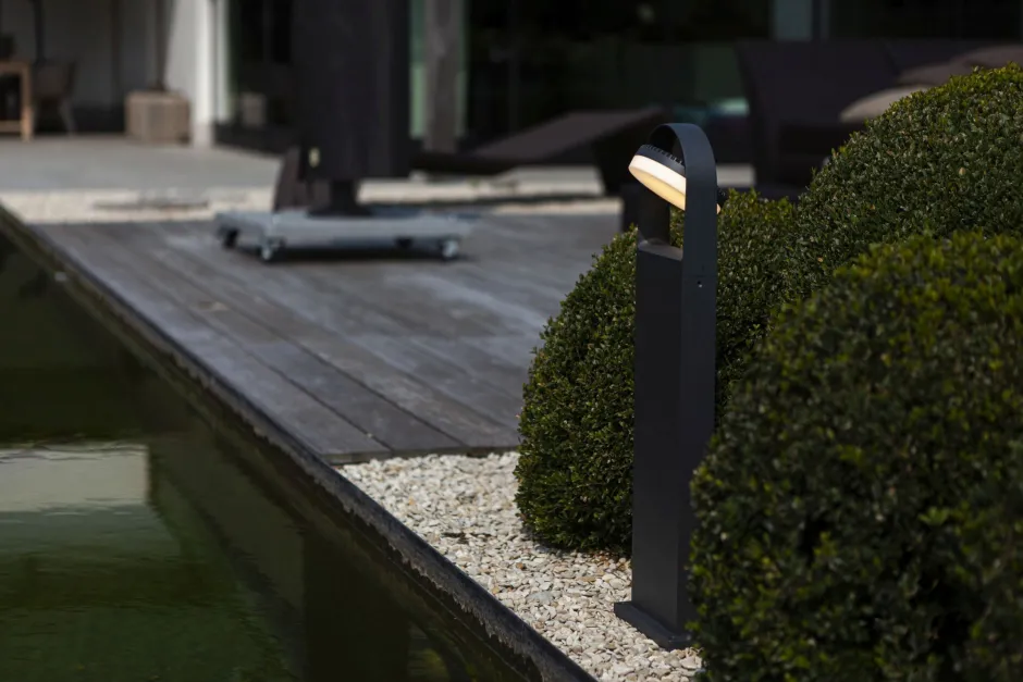 Metall Lampen|Wegeleuchten*Eco-Light LED Wegeleuchte Aluminium 70 cm IP54 3000 K Anthrazit