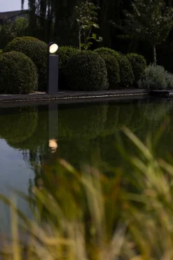 Metall Lampen|Wegeleuchten*Eco-Light LED Wegeleuchte Aluminium 70 cm IP54 3000 K Anthrazit